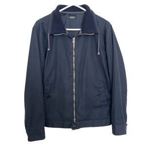 Vintage Mads Norgaard Navy Bomber Jacket S